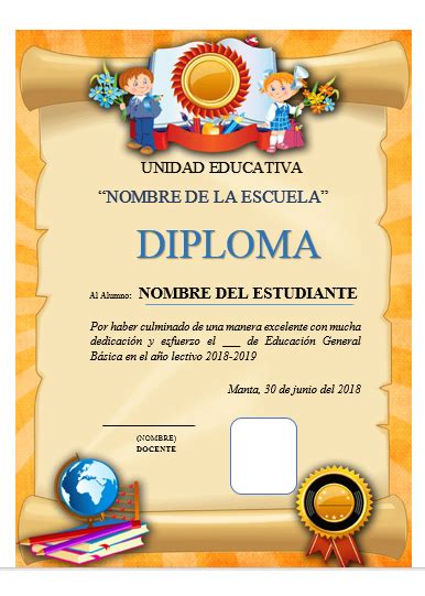 Diplomas Editables En Word Para Imprimir E E Graduation Certificate My Xxx Hot Girl