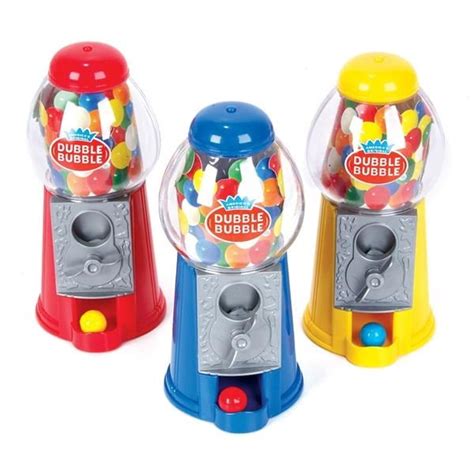 7 Coin Operated Gumball Machine Toy Bank 1 Pc Color May Vary Dubble