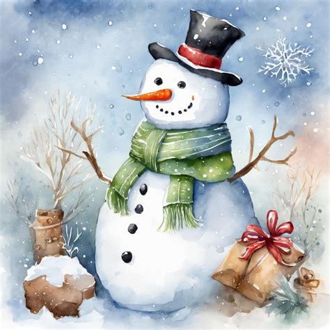 Premium AI Image | Snow kissed Christmas A Winter Wonderland Background