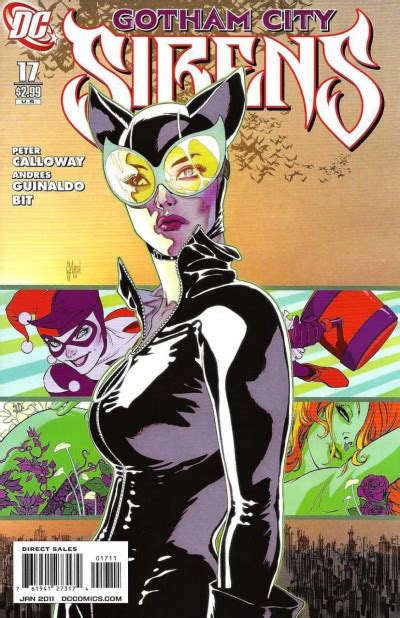 Gotham City Sirens 2009 17 Vf Harley Quinn Catwoman Poison Ivy