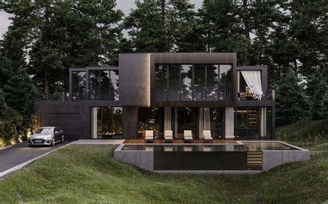 20 Modern Black Exterior House Ideas