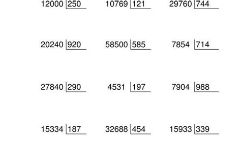 Divisiones De Tres Cifras Para Imprimir English Lessons Math Division