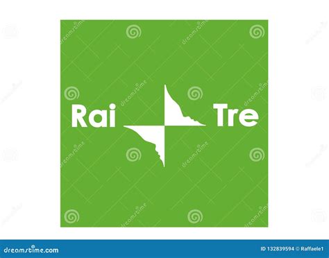 Logotipo Velho De Rai Tre Imagem De Stock Editorial Ilustração De