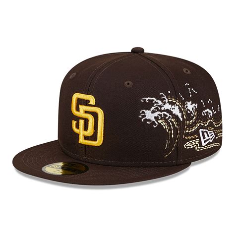 San Diego Padres Tonal Wave 59fifty Fitted Cap D02253 New Era Cap