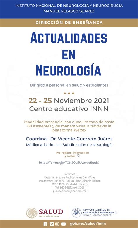 Actualidades En Neurología Instituto Nacional De Neurología Y