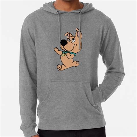 Scrappy Doo Fists Outlined Lightweight Hoodie For Sale By Madkat405