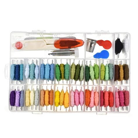 New Embroidery Floss 50pcs Embroidery Thread Kits Diy Craft Sewing