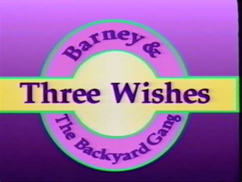 Three Wishes Barneyandfriends Wiki Fandom