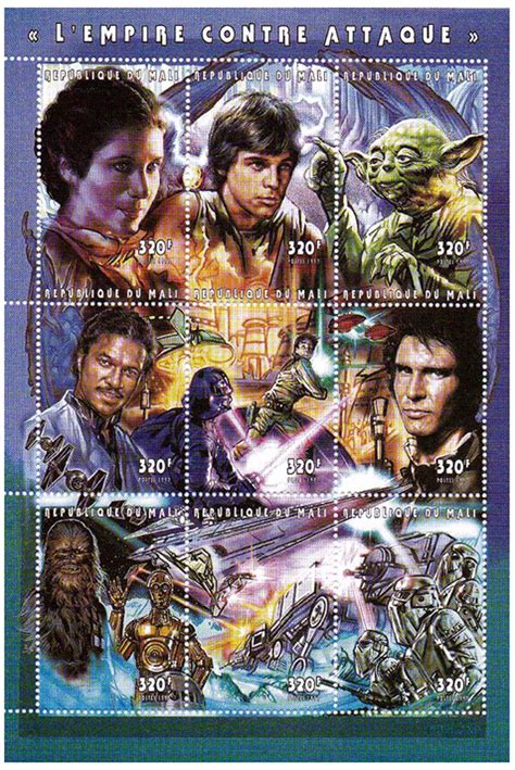 Robot Check Postage Stamp Art Uk Stamps Star Wars