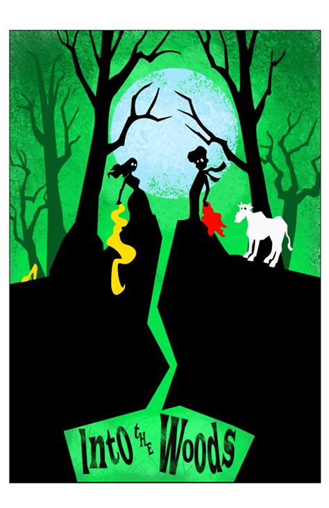 Into The Woods Poster Art Art Pinterest Woods Broadway And