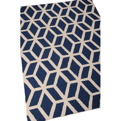 Found It At Uk Linear Hand Loomed Blue Area Rug Blue Area