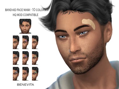 The Sims Resource Band Aid Face Mask Hq
