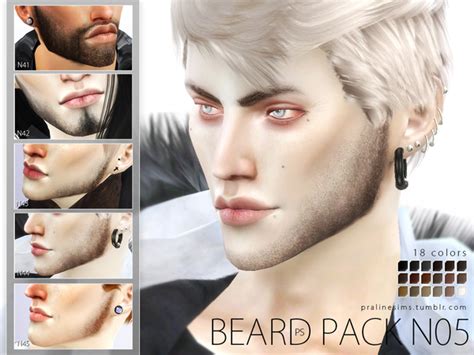 Sims 4 Biker Beard