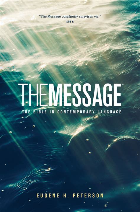 Message from the king is a procedural revenge story where our lead finds one guy, to learn the name of another, and this process repeats until he is summary. Tyndale | The Message Ministry Edition: The Bible in ...