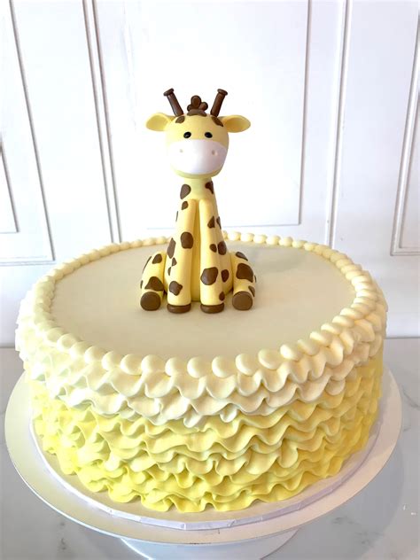 Baby Shower Cake With Giraffe Giraffe Baby Shower Cake By