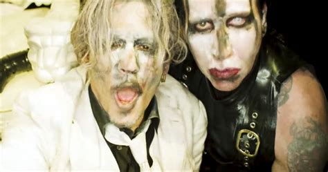 Watch Johnny Depp Join Marilyn Manson In Nsfw Say10 Video Rolling Stone