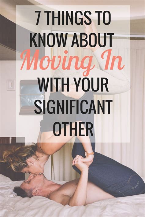 Moving In With Your Significant Other What You Need To Know Very