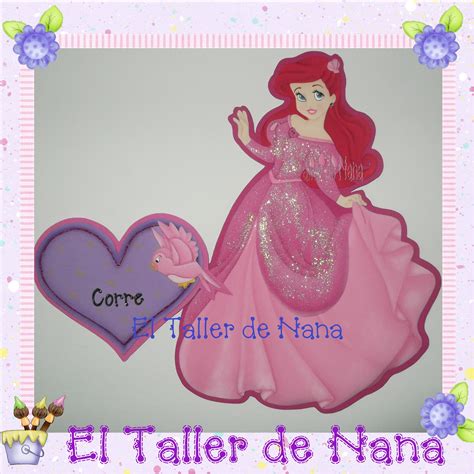 Princesas De Disney En Foami El Taller De Nana