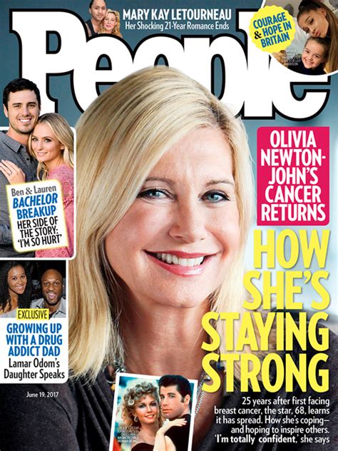 Olivia Newton John Covers People Magazine The Randy Report