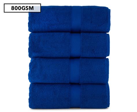 Find the perfect blue bath towel stock photos and editorial news pictures from getty images. Luxury Living 800GSM Bath Towel 4-Pack - Royal Blue ...