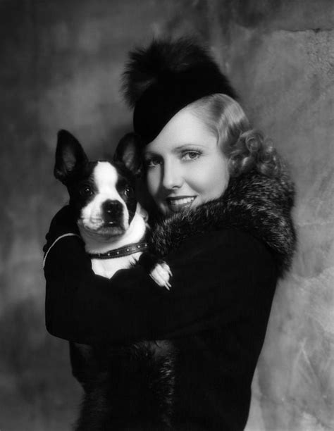 Jean Arthur With Boston Terrier 1935 Photograph By Everett Fine Art