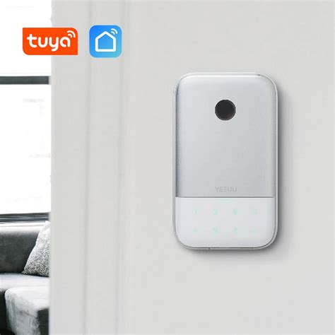Tuya Smart Key Lock Box Fingeprint Key Safe Bluetooth Wireless Dynamic