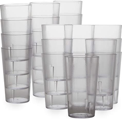 Restaurant Grade Bpa Free 12oz Clear Plastic Cup 24 Pk