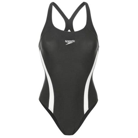 Speedo Fluidfuse Swimming Costume Black