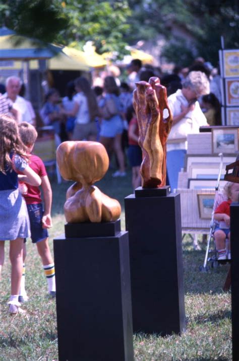 Florida Memory Artworks On Display During The Osceola Art Festival In