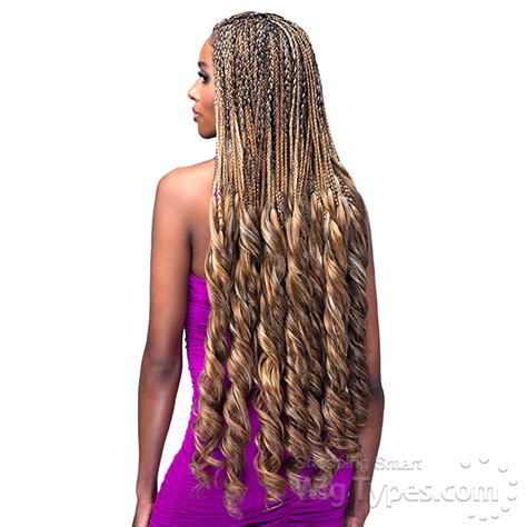 Bobbi Boss Synthetic Pre Stretched Braid 3x French Curl 28