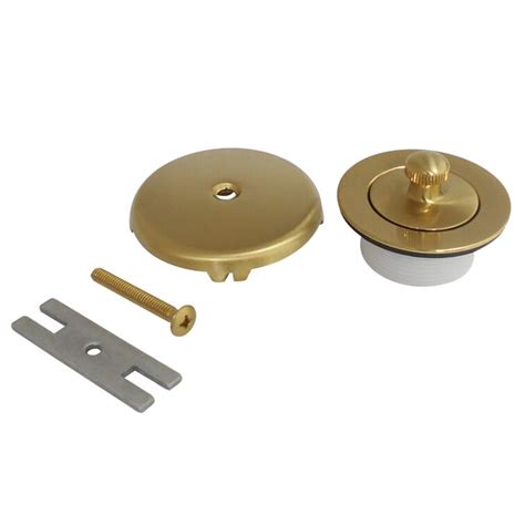 kingston brass trimscape lift and turn tub drain with overflow and reviews wayfair