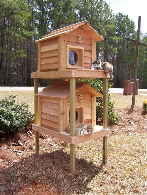Insulated Cat Houses Archives Cat House Diy Insulated Cat House Outside Cat House