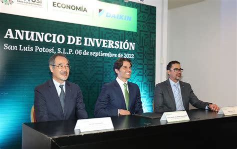 El nuevo gobierno de San Luis Potosi y Daikin anuncian inversión de