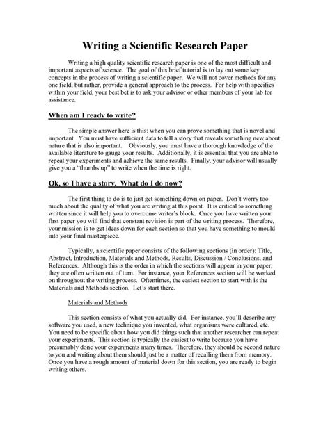 Science Fair Research Paper Example Pdf Science Fair Research Paper