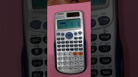 how to find inverse of matrix by using casio fx991ES plus calculator - YouTube