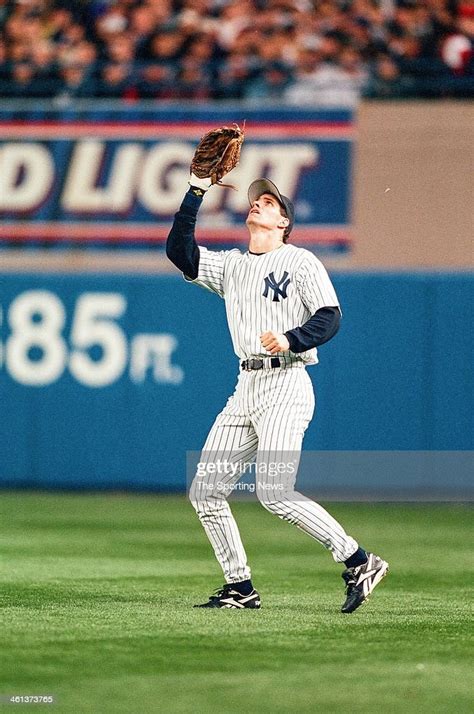 Paul Oneill Of The New York Yankees Fields During Game One Of The