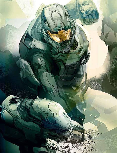 Uncover The Intricate Design Of Master Chief Concept Art