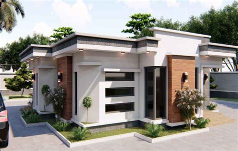 Nigerian House Plan Modern 3 Bedroom Bungalow