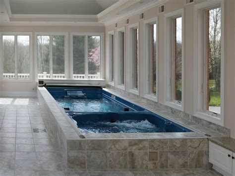 Swim Spa Photo Gallery Indoor Pools Indoor Swim Spa Small Indoor Pool