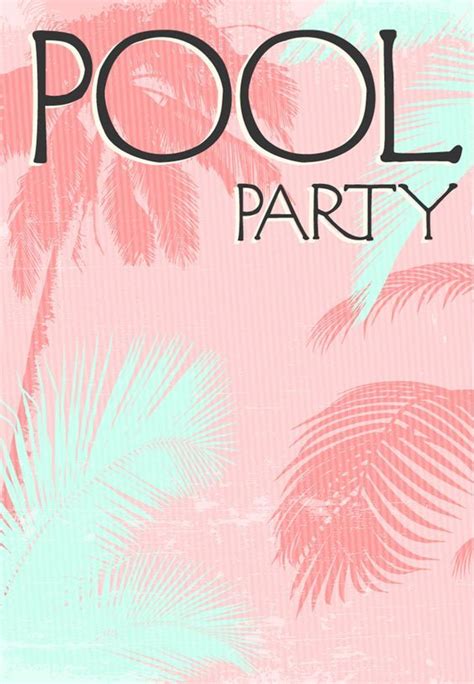 Fun In The Sun Free Pool Party Invitation Template Greetings Island Pool Party Invitations