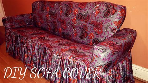 How To Make Sofa Cover At Home Youtube