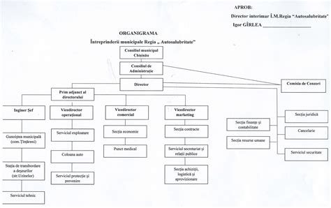 Structura Organizatoric Regia Autosalubritate