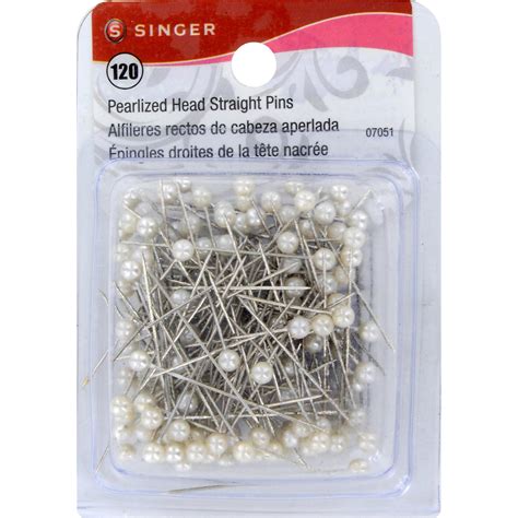 Singer Pearlized Ball Head Straight Pins 120 Count Ebay