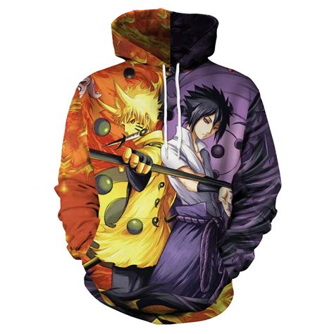 018 Anime Naruto Cosplay Uchiha Sasuke 3d Printing Even Bts Hoodies For