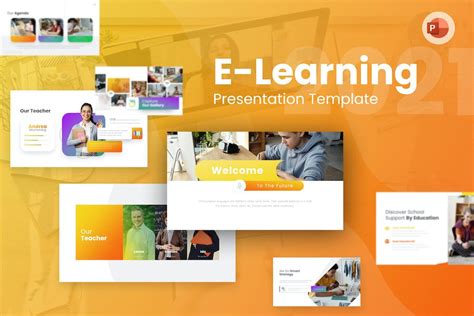 E Learning Education Powerpoint Template Presentation Templates