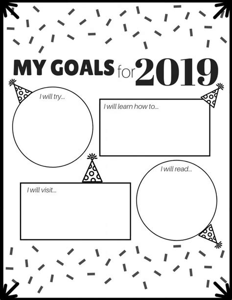 New Year Goal Setting Worksheet