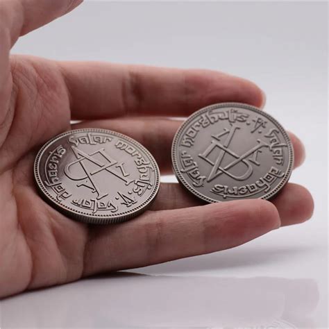 A Song Of Ice And Fire Game Of Thrones Cosplay Prop Braavos Faceless Coin Valar Morghulis Jaqen