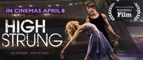 Businesswoman listening to music and dancing outside the office. High Strung: The Dance-Music Movie with a Heart • All ...
