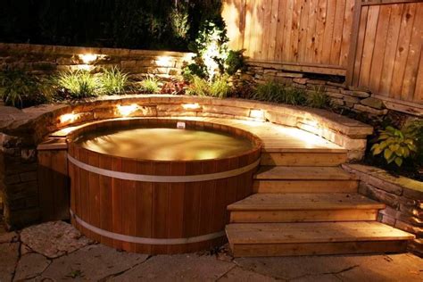 Shopping for a hot tub with a certified jacuzzi ® hot tubs dealer offers you the opportunity to take advantage of custom tailored services and support. Cedar Hot Tub Picture Gallery | Hot tub backyard, Hot tub ...