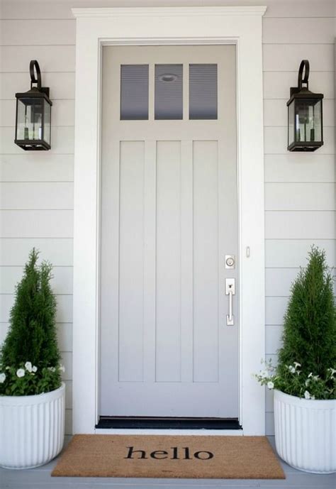 Light Gray House What Color Door